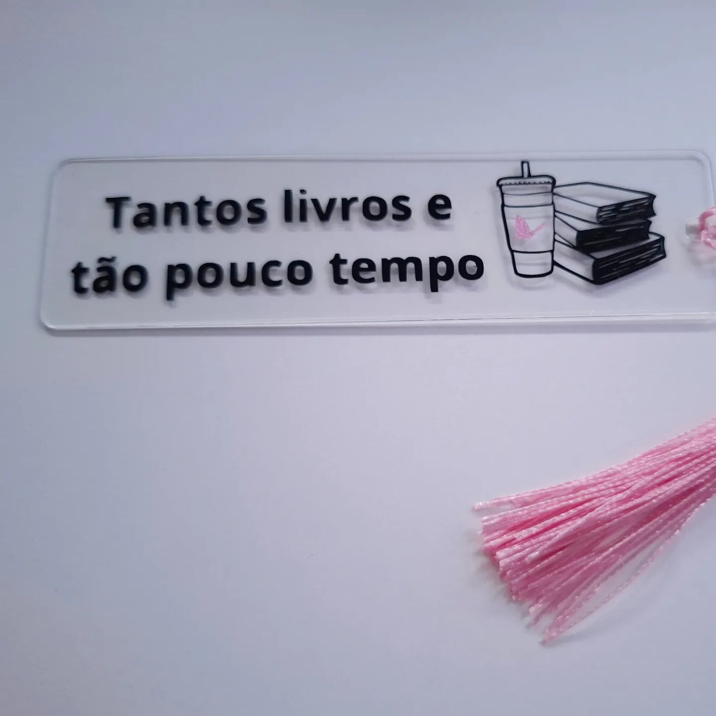 Marcador de Páginas em Acrílico Personalizado | Elegância e Funcionalidade